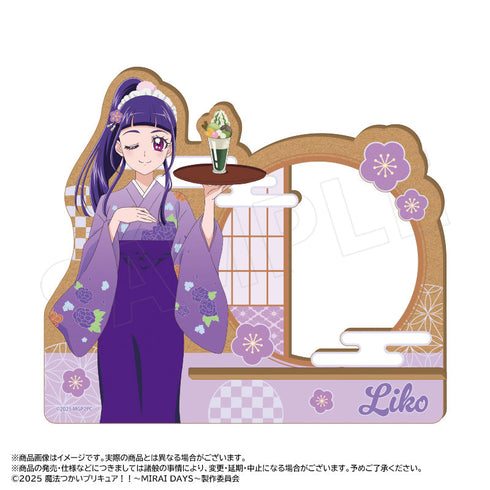 『魔法つかいプリキュア!!~MIRAI DAYS~』描き下ろし甘味処ver. 木製スマホスタンド B 十六夜リコ