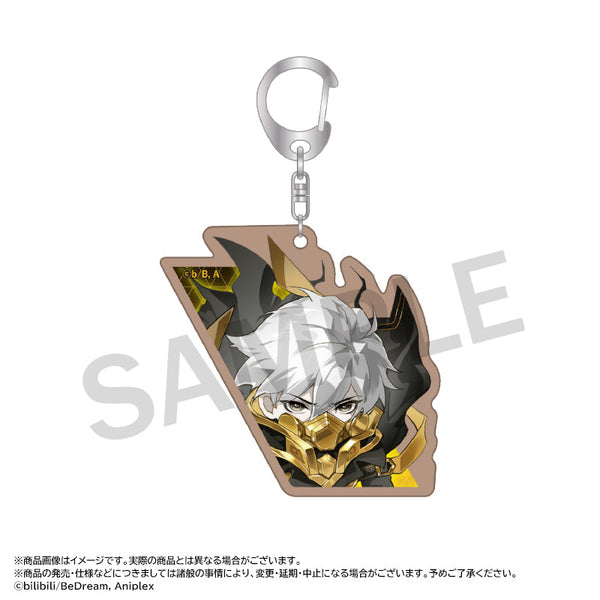 『TO BE HERO X』木製キーホルダー 4.黙殺