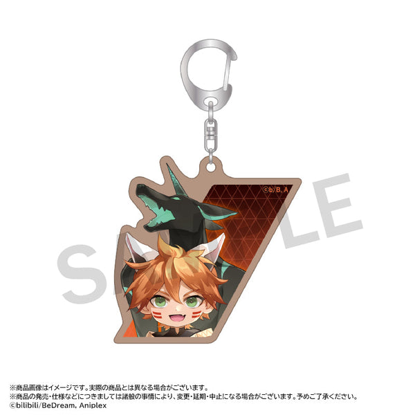 『TO BE HERO X』木製キーホルダー 5.リトルジョニー&ビッグジョニー