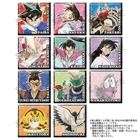 『真・侍伝YAIBA』スクエアホロ缶バッジ【BOX】