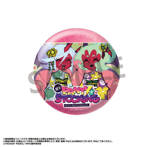 『New PANTY & STOCKING with GARTERBELT』トレーディンググリッター缶バッジ【BOX】