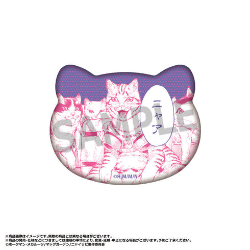 『ニャイト・オブ・ザ・リビングキャット』トレーディング猫型缶バッジ【BOX】