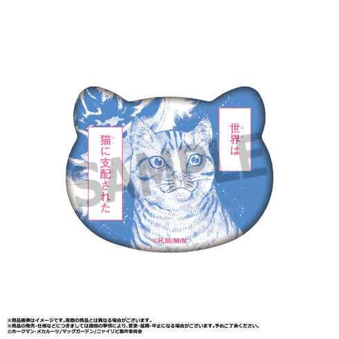 『ニャイト・オブ・ザ・リビングキャット』トレーディング猫型缶バッジ【BOX】