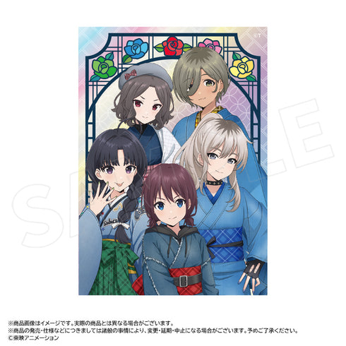 『ガールズバンドクライ』描き下ろし和装デニムver. オーロラアクリルブロック A 集合