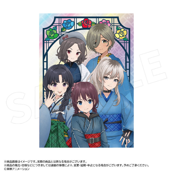 『ガールズバンドクライ』描き下ろし和装デニムver. オーロラアクリルブロック A 集合