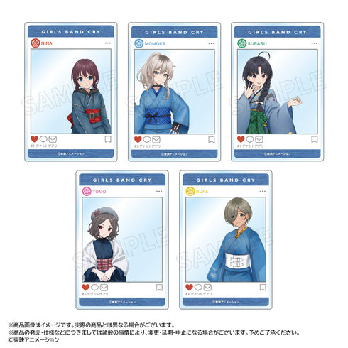 『ガールズバンドクライ』描き下ろし和装デニムver. トレーディングアクリルカード【BOX】