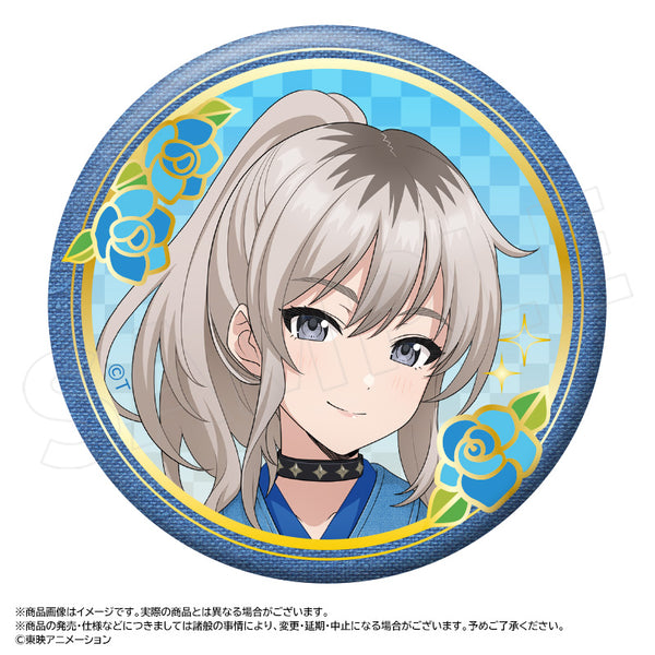 『ガールズバンドクライ』描き下ろし和装デニムver. BIG箔押し缶バッジ B 河原木 桃香