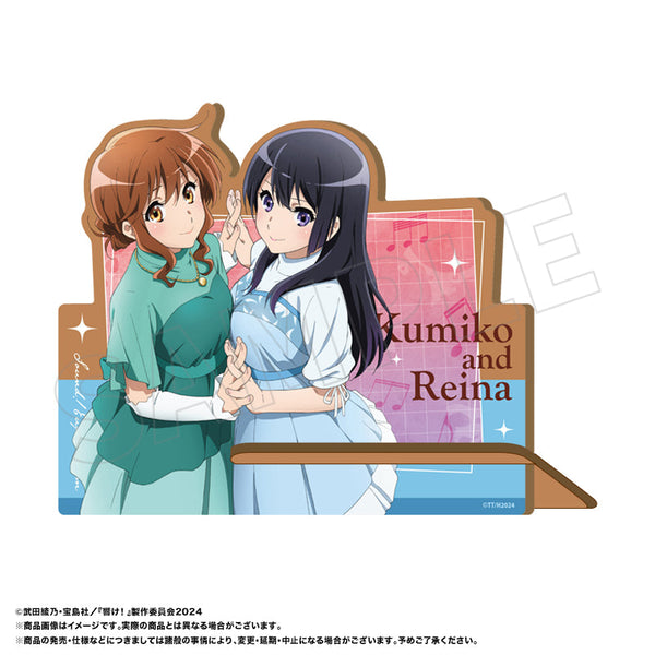 『最終楽章 響け!ユーフォニアム』木製スマホスタンド E 久美子&麗奈(演奏会スタイル)