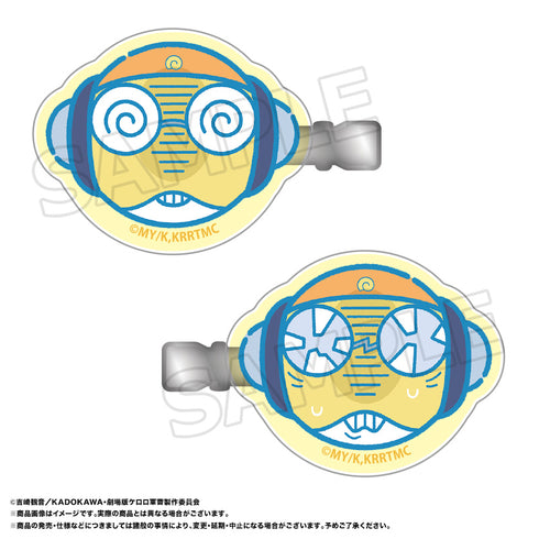"Sergeant Keroro: The New Theatrical Version ☆ He's Back, and Earth Is in Imminent Danger of Destruction!" Yurukoro Face Hair Clip Set D: Kururu