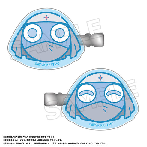 『新劇場版☆ケロロ軍曹 復活して速攻地球滅亡の危機であります!』ゆるころフェイス ヘアクリップセット E ドロロ