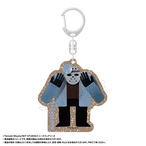 『キャンディーカリエス』ラメアクリルキーホルダー C 狂人歯医者