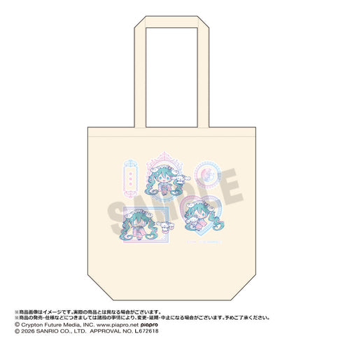『初音ミク×シナモロール夢桜ver.』トートバッグ B
