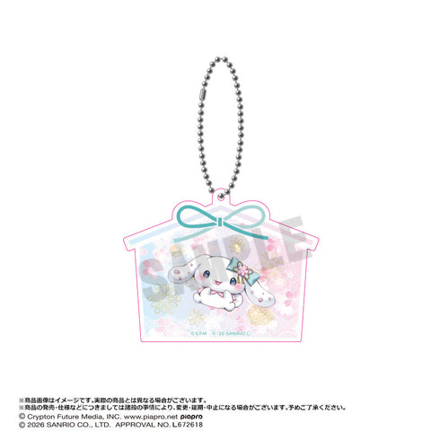 『初音ミク×シナモロール夢桜ver.』アクリルキーホルダー E