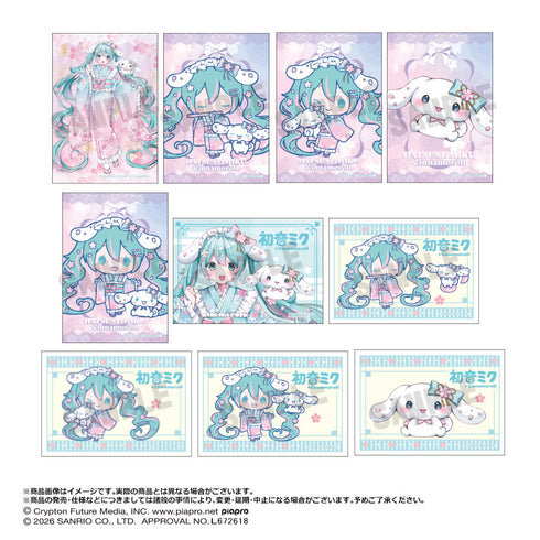 『初音ミク×シナモロール夢桜ver.』ブロマイド セット