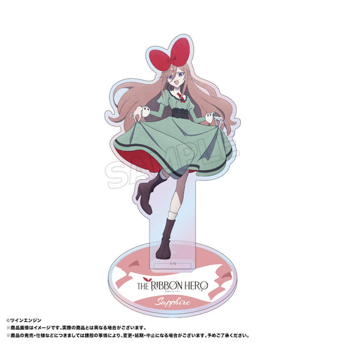 《THE RIBBON HERO 絲帶英雄》極光壓克力立牌 B 藍寶石(便服)