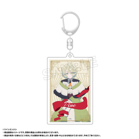 『THE RIBBON HERO リボンヒーロー』スクエアキーホルダー C パイン