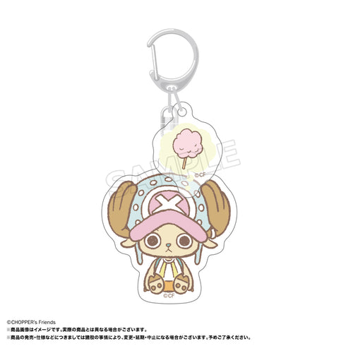 "ONE PIECE CHOPPER's" Acrylic Keychain B: Cotton Candy