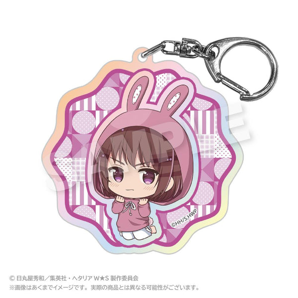 『ヘタリア World☆Stars』ホログラムキーホルダー アニマルパーカーVer. チェコ
