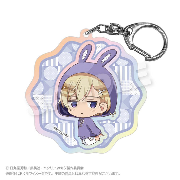 『ヘタリア World☆Stars』ホログラムキーホルダー アニマルパーカーVer. ノルウェー