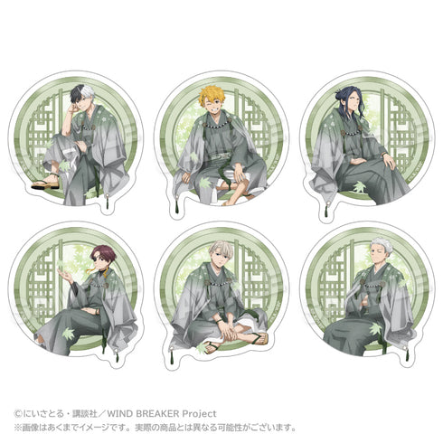 『WIND BREAKER』トレーディングダイカットステッカー 丸窓Ver.【BOX】
