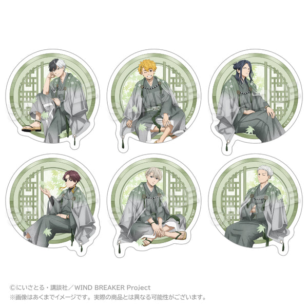 『WIND BREAKER』トレーディングダイカットステッカー 丸窓Ver.【BOX】