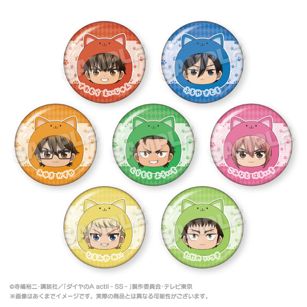 『ダイヤのA act II -Second Season-』トレーディングまるめいつ缶バッジ【BOX】