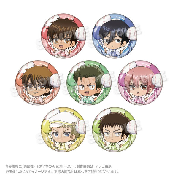 『ダイヤのA act II -Second Season-』トレーディングばるんこ缶バッジ【BOX】