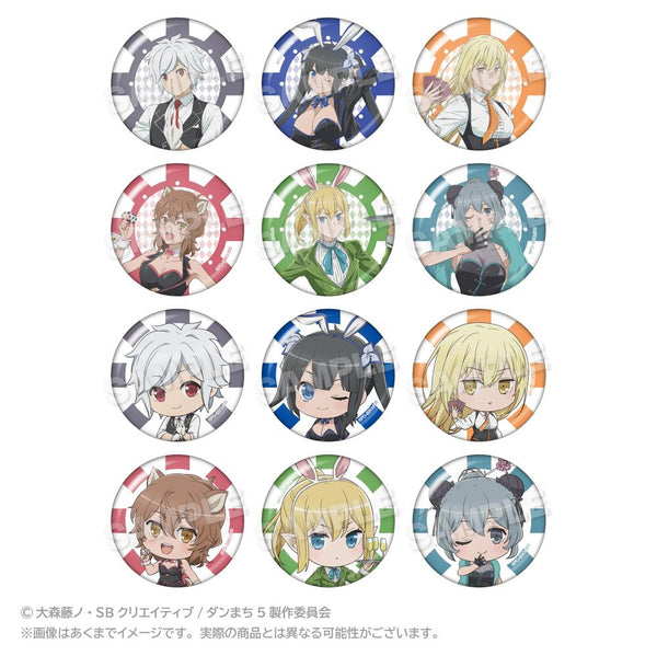『ダンジョンに出会いを求めるのは間違っているだろうかV』トレーディング缶バッジ【BOX】