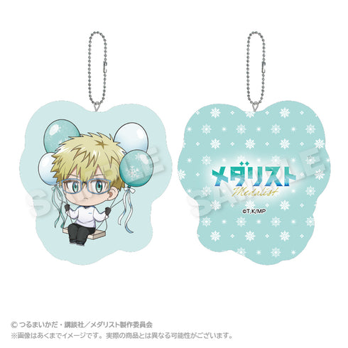 "Medalist" Barunko Cushion Keychain: Ryo Oshidori