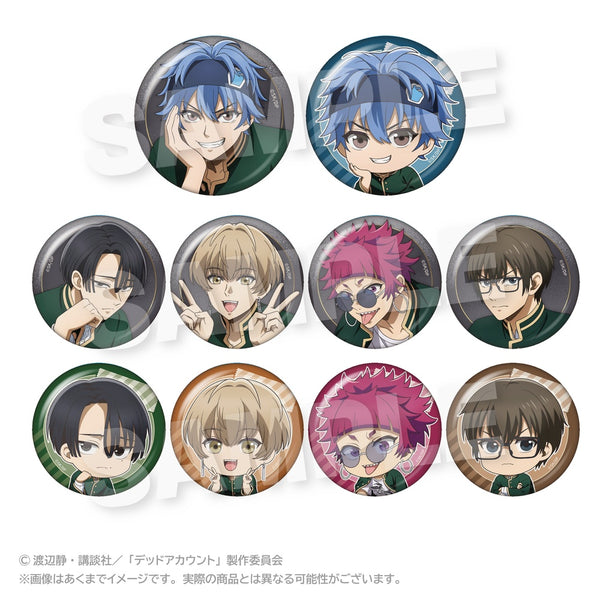『デッドアカウント』トレーディング缶バッジ しゃがみこみVer.【BOX】
