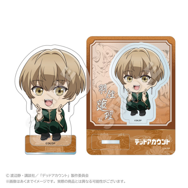 "Dead Account" Mini Character Acrylic Figurine: Crouching Ver. Renri Hazumi