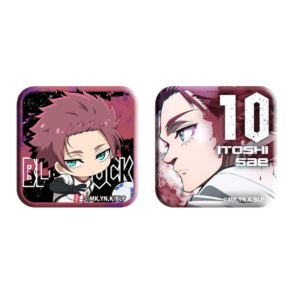 『ブルーロック』糸師 冴 スクエア缶バッジセット