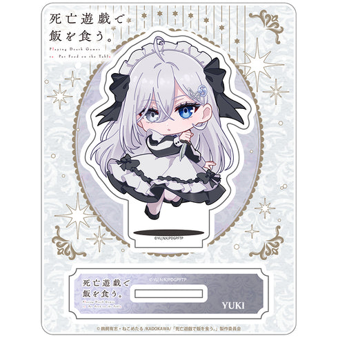 "Making a Living from Death Games." Hey, this is an acrylic stand (Yuki)