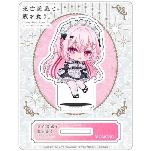 "Making a Living from Death Games." Hey, this is an acrylic stand (Momono)