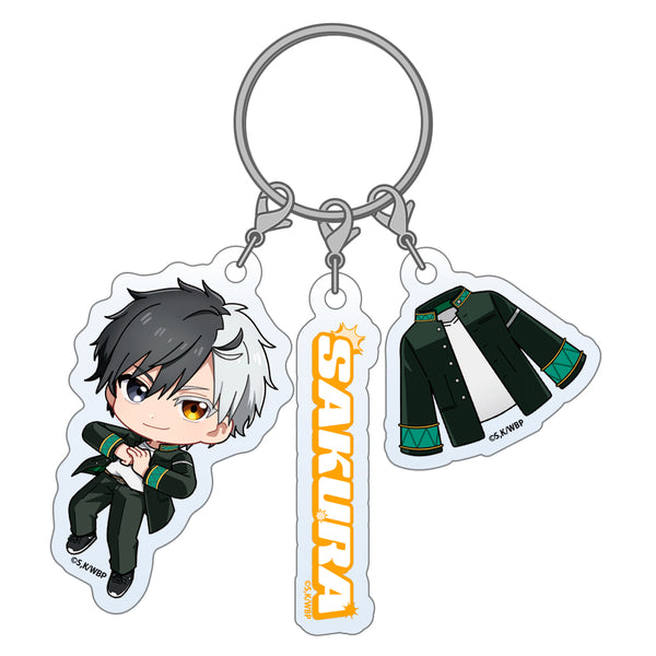 "WIND BREAKER" Haruka Sakura 3-Piece Acrylic Charm Set