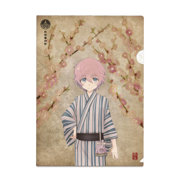 『刀剣乱舞-ONLINE-』華こよみ絵巻 第六弾 和紙クリアファイル 秋田藤四郎