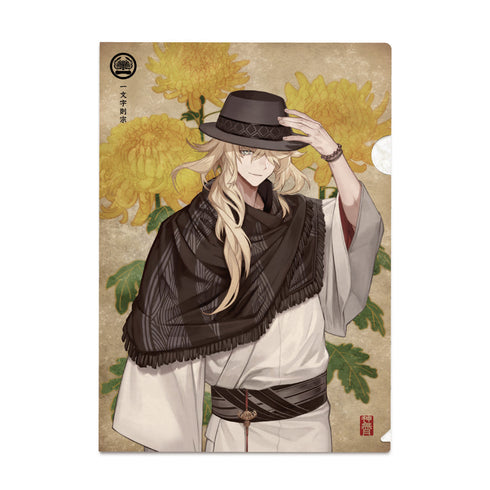 『刀剣乱舞-ONLINE-』華こよみ絵巻 第六弾 和紙クリアファイル 一文字則宗