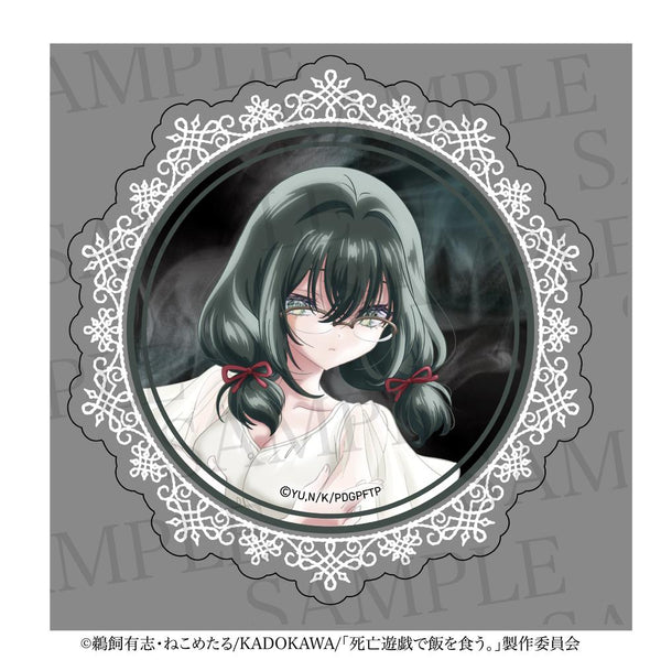 《靠死亡遊戲謀生。》壓克力杯墊 文字