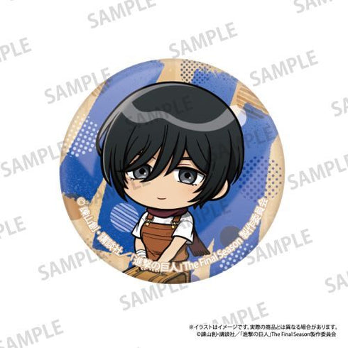 『進撃の巨人』ガラスマグネット ミカサ・アッカーマン(ミニキャラ)(DIY)