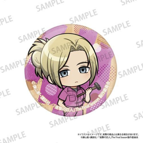 『進撃の巨人』ガラスマグネット アニ・レオンハート(ミニキャラ)(DIY)