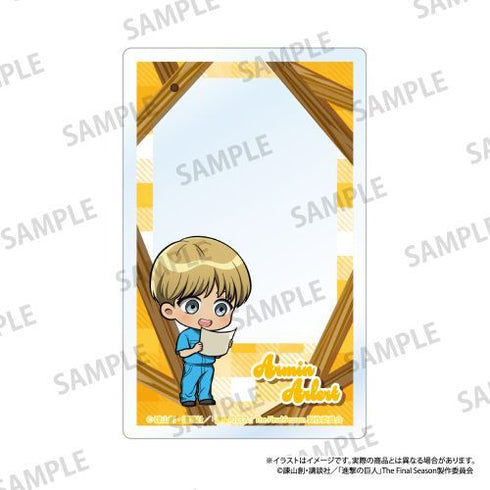 『進撃の巨人』アクリルカード アルミン・アルレルト(ミニキャラ)(DIY)