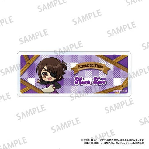 『進撃の巨人』アクリルネームプレート ハンジ・ゾエ(ミニキャラ)(DIY)