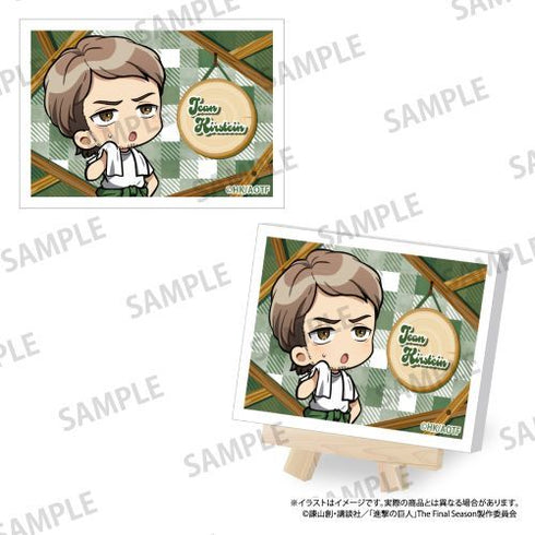 『進撃の巨人』キャンバスボードミニ ジャン・キルシュタイン(ミニキャラ)(DIY)