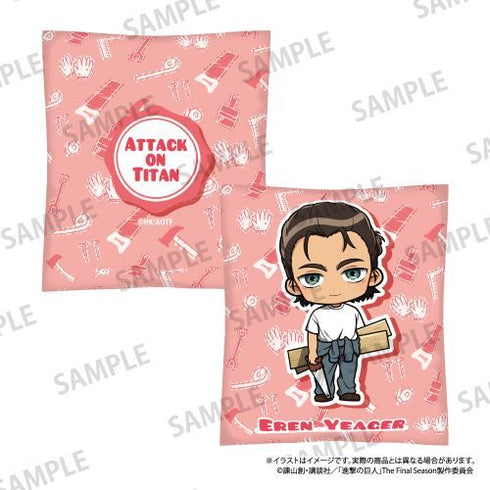 『進撃の巨人』クッション エレン・イェーガー(ミニキャラ)(DIY)