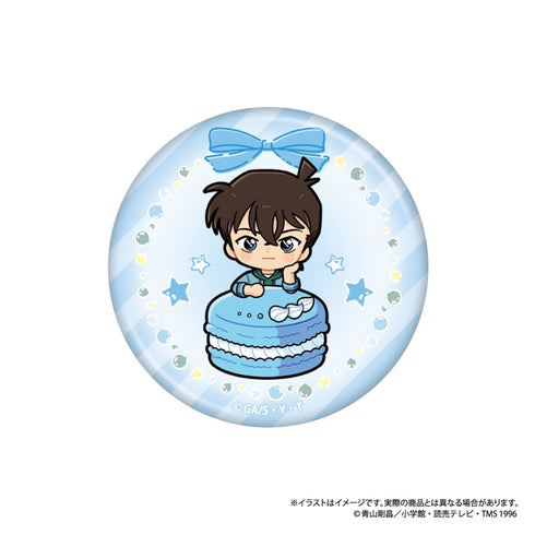 『名探偵コナン』丸型缶バッジ 工藤新一SD(マカロンvol.1)【202606再販】