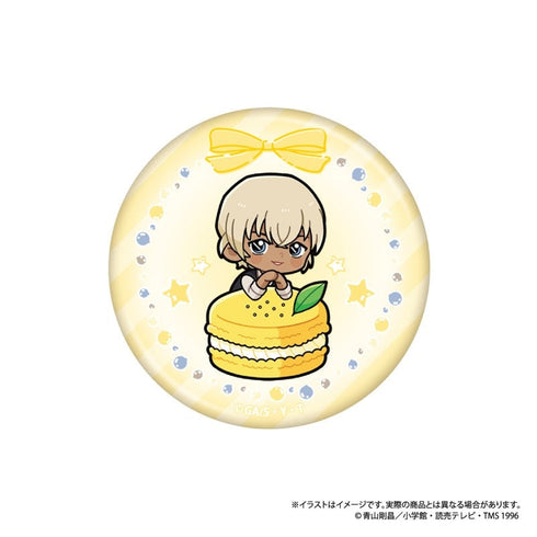 『名探偵コナン』丸型缶バッジ 安室透SD マカロンコレクションvol.1