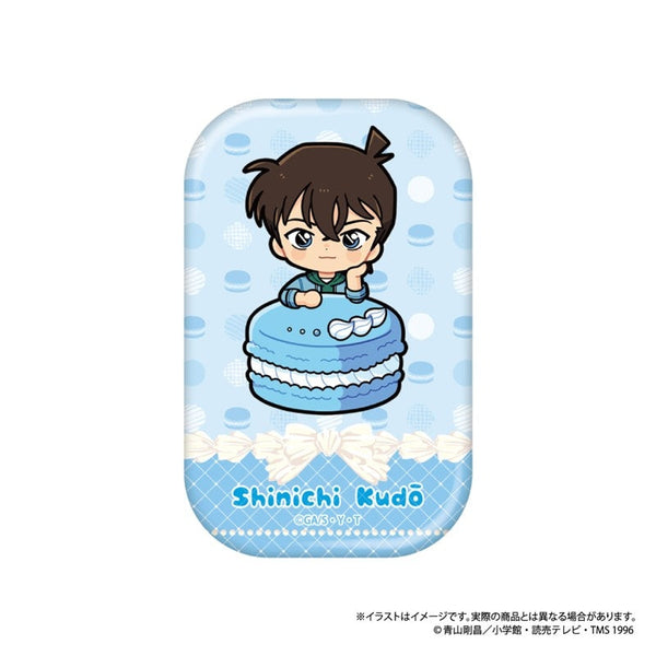 『名探偵コナン』長方形型缶バッジ 工藤新一SD マカロンコレクションvol.1