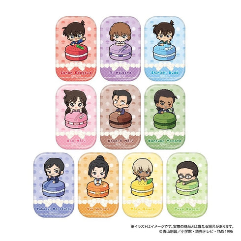 『名探偵コナン』長方形型缶バッジ 毛利蘭SD マカロンコレクションvol.1