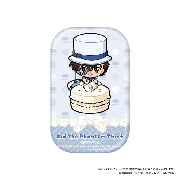 『名探偵コナン』長方形型缶バッジ 怪盗キッドSD(マカロンVol.2)