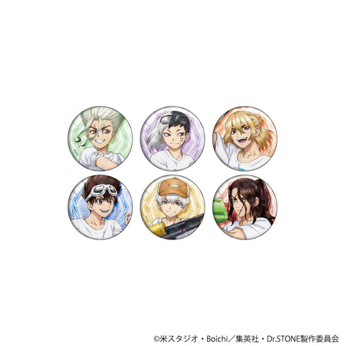 『Dr.STONE』ホログラム缶バッジ(57mm)05/ウォーターガンver. ブラインド(全6種)(描き下ろしイラスト)【BOX】【202608再販】